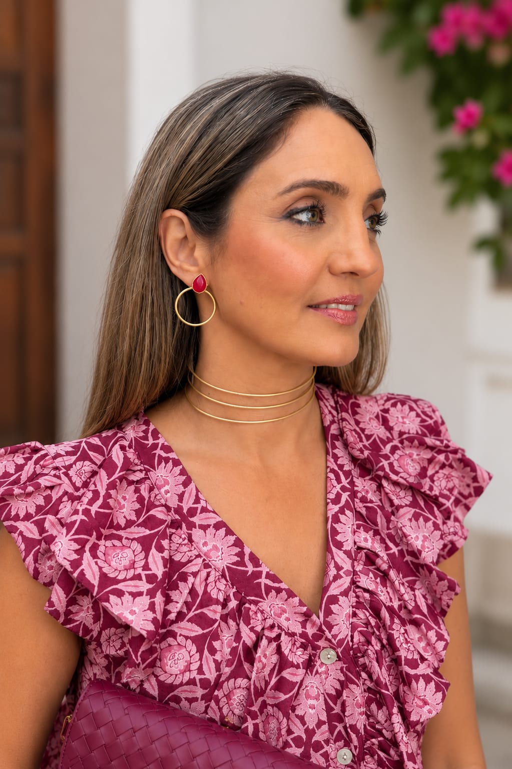 Chocker Triple Aro Dorado