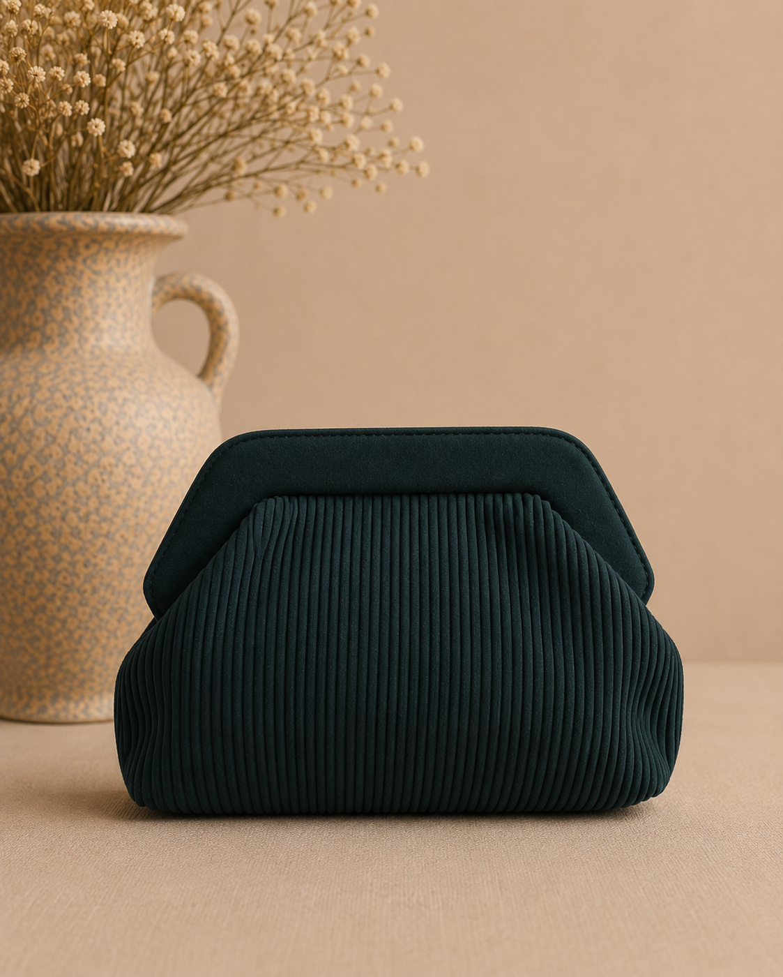 Clutch Montebello. Azul Petróleo.