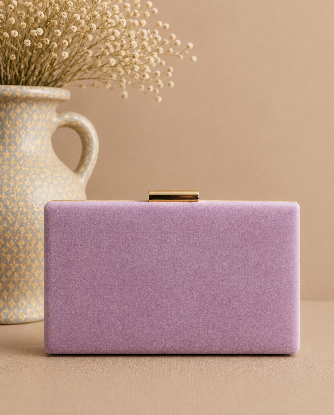 Clutch Fiorenza. Lila Lavanda.