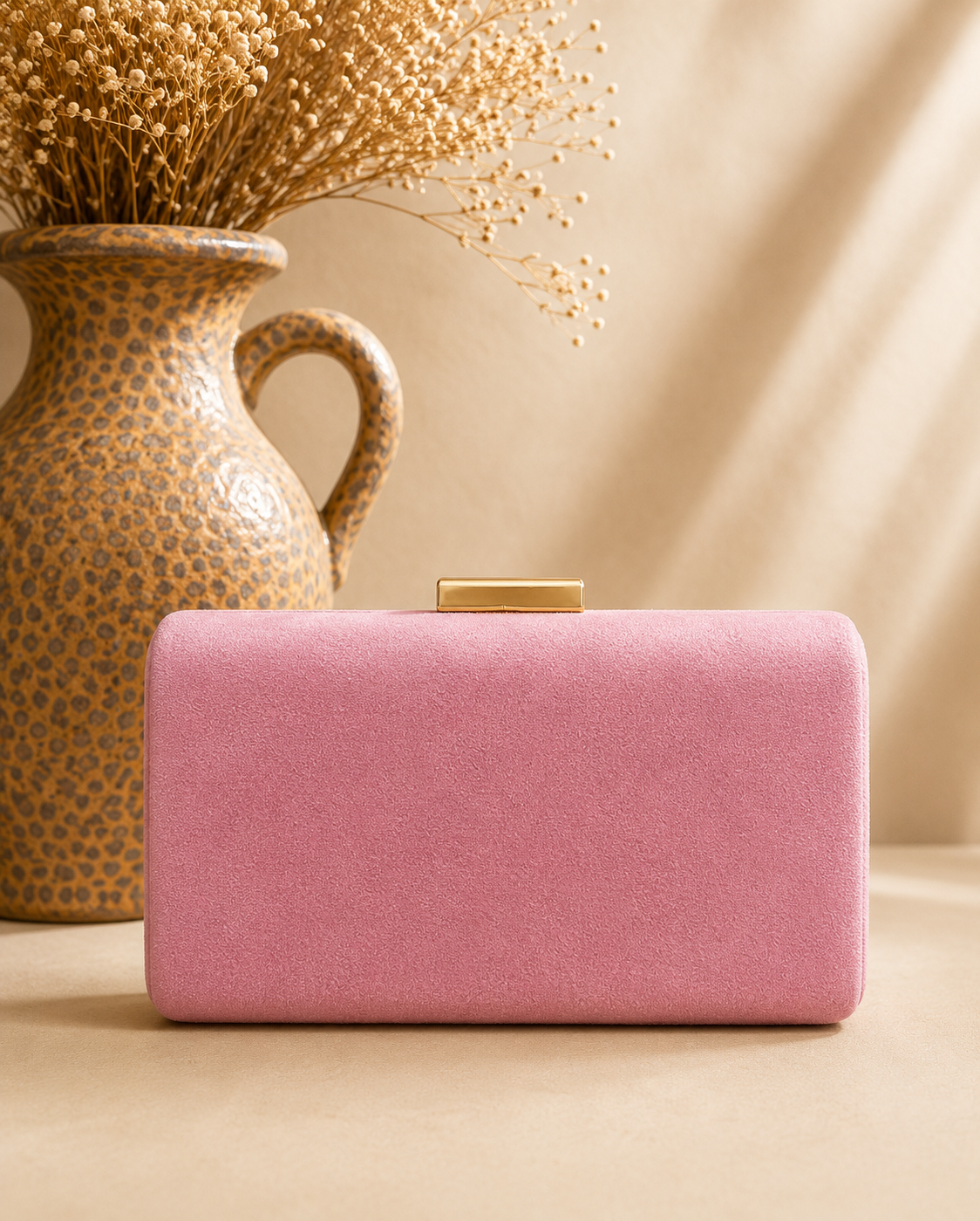 Clutch Amalfi. Rosa Empolvado.