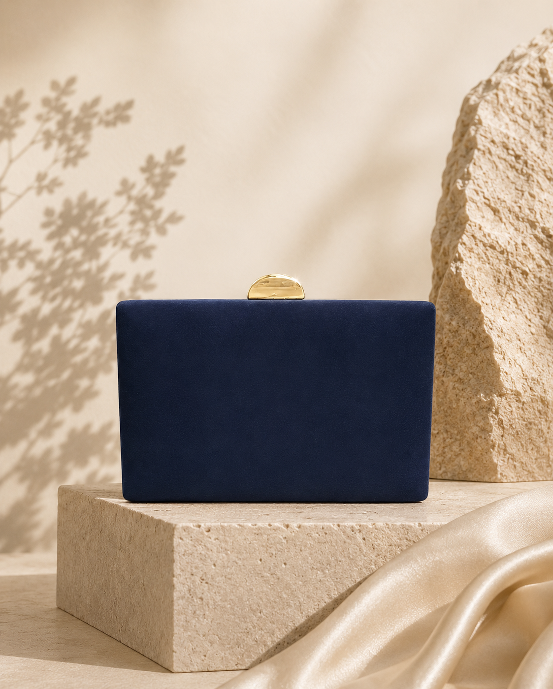 Clutch Bukhara. Azul Marino.